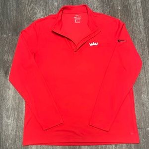 Nike dri-fit golf half zip long sleeve lightweight jacket. Brand new